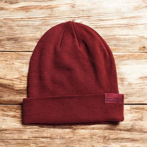 H&M Burgundy Knit Beanie - Picture 1 of 4